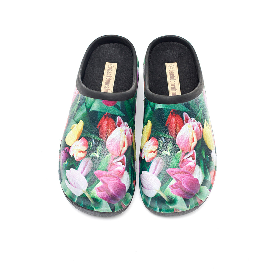 Tulip Garden Clogs Backdoorshoes®