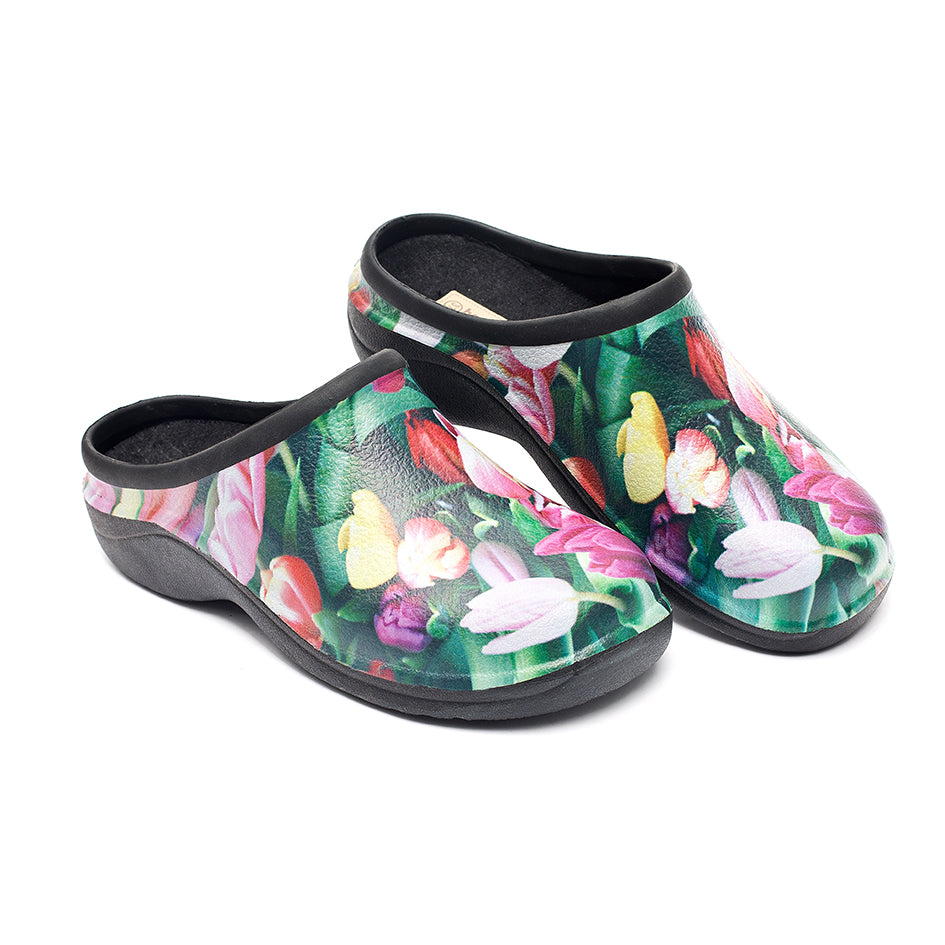 Tulip Garden Clogs Backdoorshoes®