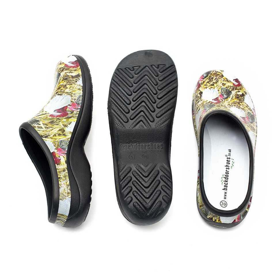 Chicken Garden Clogs Backdoorshoes®