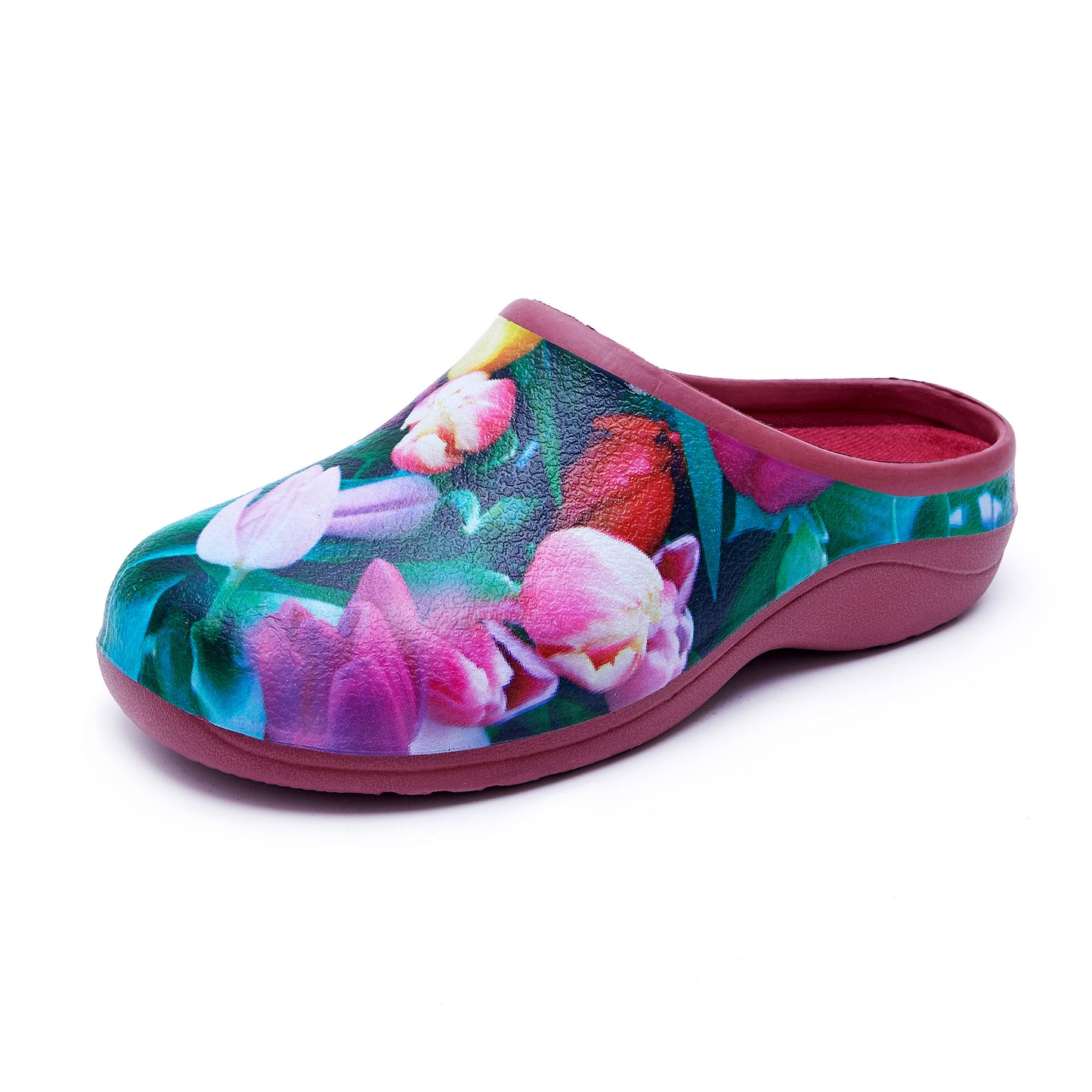 Tulip Red Sole Garden Clogs Backdoorshoes®